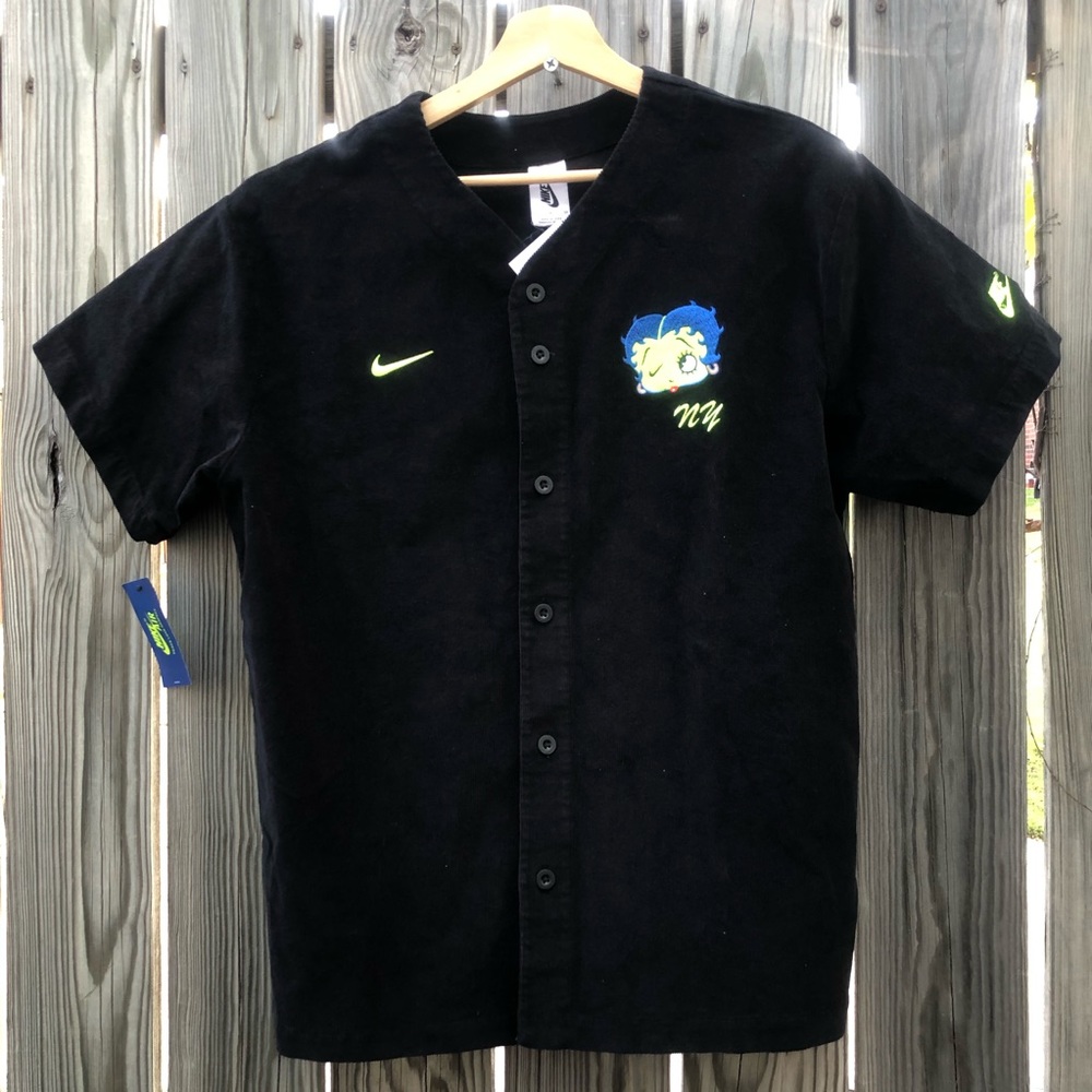 Nike Olivia Kim Betty Boop Embroidered Corduroy
